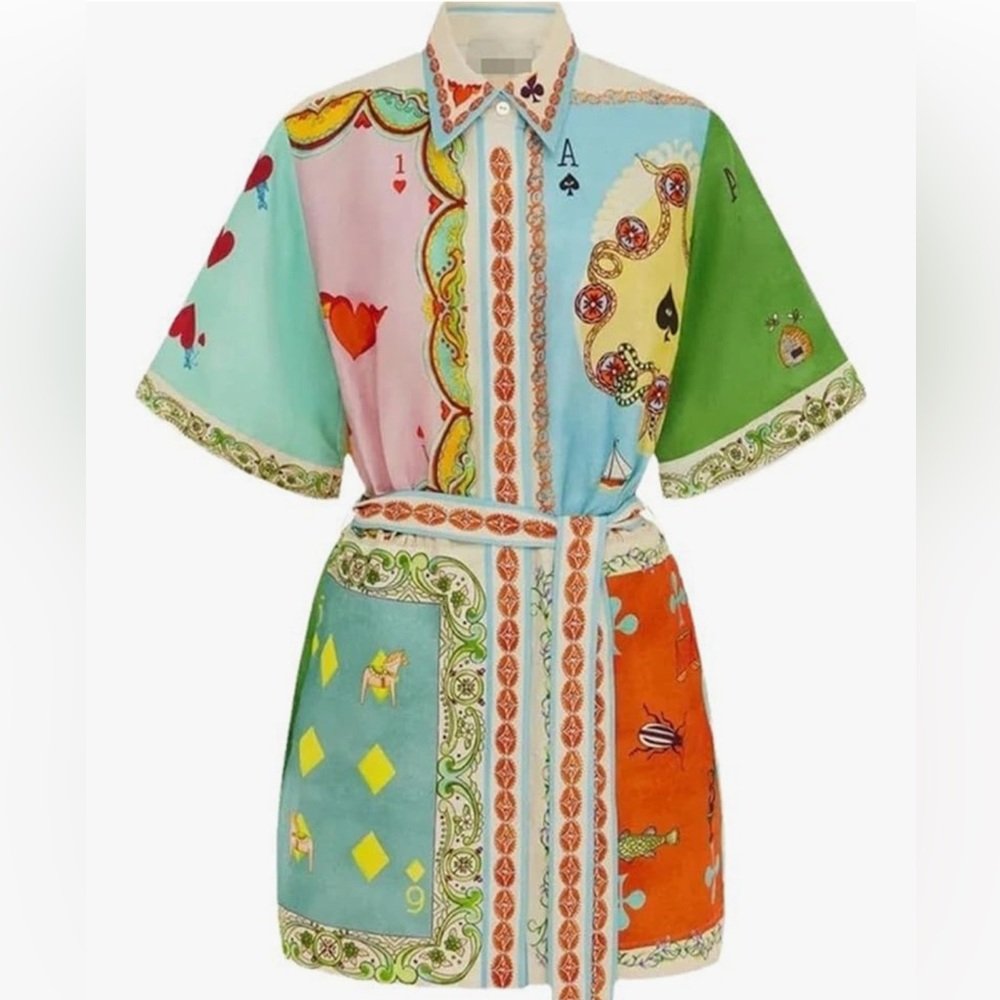 Colorful Patterned Dress